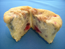 Raspberry Flavor Cupcake